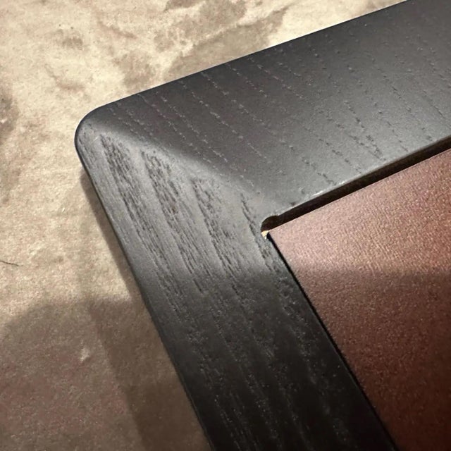 An High Quality 1990s Modern Wood Italian Picture Frame by Borbonese For Sale - Image 12 of 14