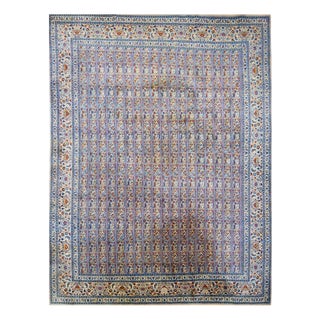 Vintage Hand-Knotted Birjand Rug For Sale