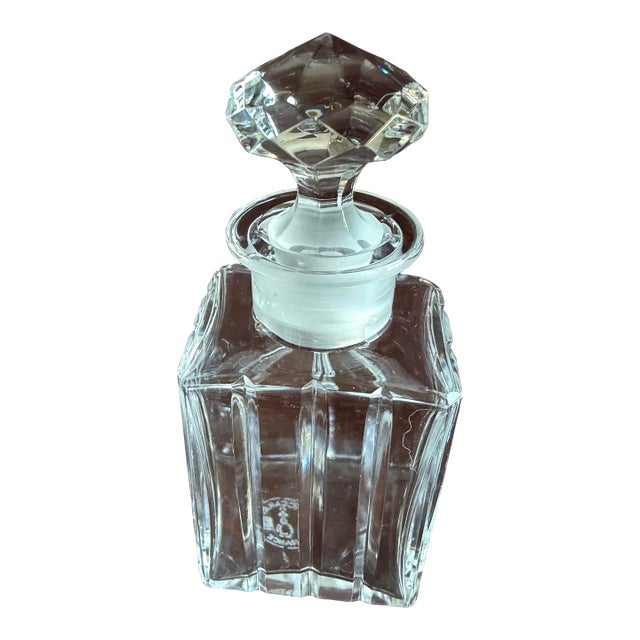 Baccarat Beautiful Cut Crystal Perfume Bottle. For Sale