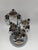 Modular Candleholder with Silver Aluminum Plug-in System in the style of Stoff Nagel, 1950s, Set of 4 For Sale - Image 10 of 14