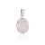 Not Yet Made - Made To Order Bohemian Natural Oval Rainbow Moonstone & Sterling Silver Filigree Pendant For Sale - Image 5 of 12