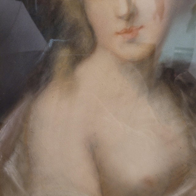 After Rosalba Carriera, Allegory, 19th Century, Pastel on Paper For Sale - Image 15 of 18