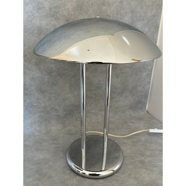 Contemporary Space Age Chrome Table Lamps by Robert Sonneman for Ikea, 1990s, Set of 2 For Sale - Image 3 of 14