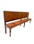 Art Nouveau Dutch Hall Bench in Elm and Beech, 1900s For Sale - Image 6 of 16