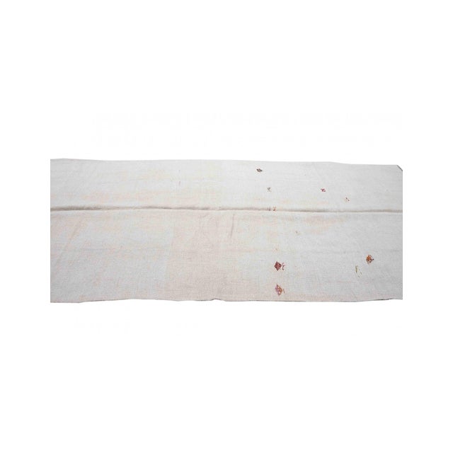 Vintage Turkish Hemp Kilim Rug - 5`5" X 12`8" For Sale - Image 4 of 6