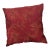 Vintage Vine Red Brocade Feather Down Pillow For Sale