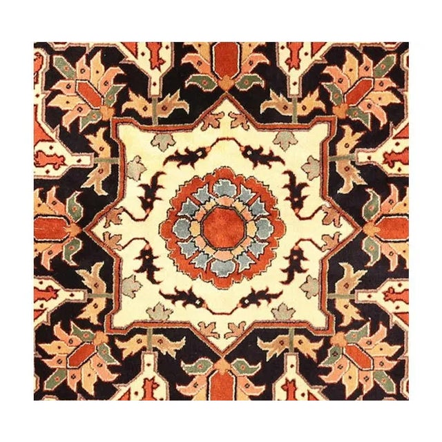1970s 1970s Persian Heriz Area Rug 9'3"×12'8" For Sale - Image 5 of 13
