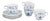 Blue Fluted Plain Coffee Cups and Saucers from Royal Copenhagen, Set of 8 For Sale