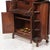 Brown Vintage Asian Carved Bar Cabinet Mid Century For Sale - Image 8 of 18