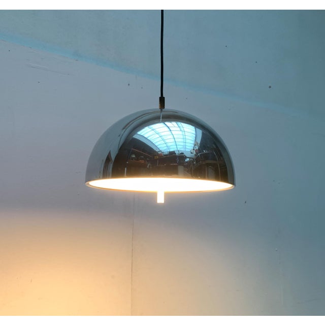 Mid-Century German Space Age Dome Pendant Lamp from Staff Leuchten, 1960s For Sale - Image 4 of 18
