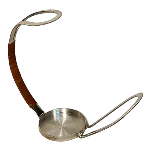 Vintage Silver-Plated Wine Bottle Holder/Caddy by Eisenberg Lozano Germany, Circa 1960s