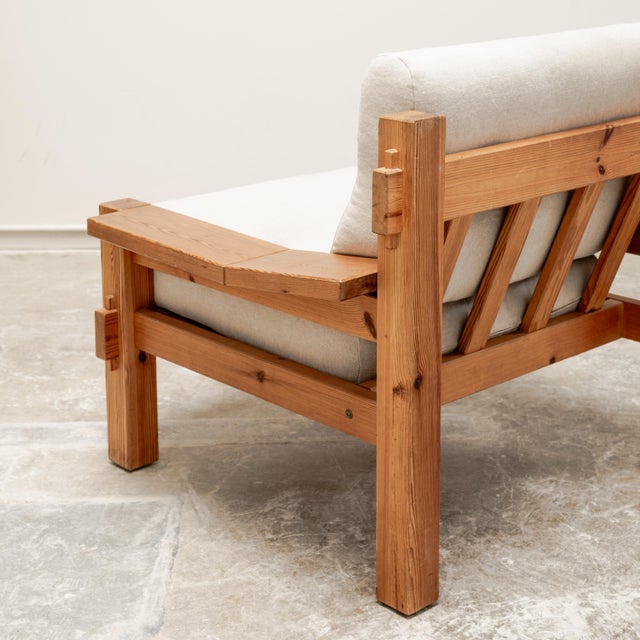 1970s Baltic Pine Brutalist Scandinavian Armchairs For Sale In Los Angeles - Image 6 of 8