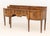 George III Figured Mahogany Bowfront Sideboard With Cellarette Drawers | England, Circa 1800 For Sale - Image 4 of 10