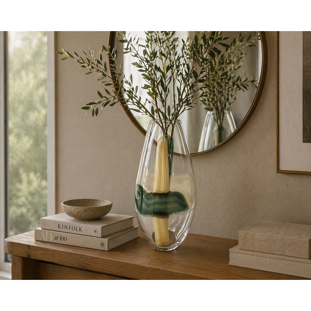 Green Verdant Vase Large For Sale - Image 8 of 9