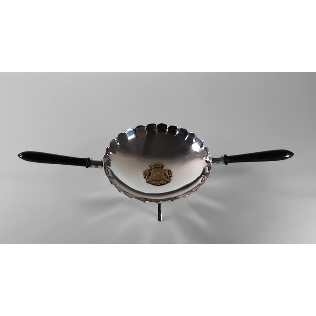 Sterling Silver and Ebony Burner (Chofeta) For Sale - Image 4 of 6