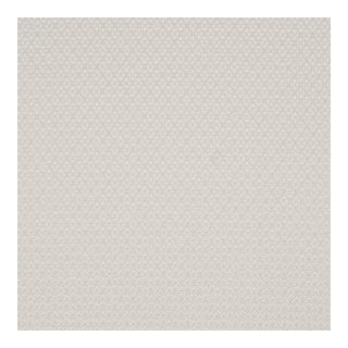 Schumacher Adams Damask Fabric In Ivory For Sale