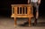 Serpentine-front tabletop curio cabinet raised on cabriole legs with carved apron detailing and beaded molding surrounding...