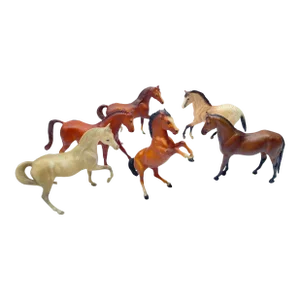 Set of Six Medium Size Vintage Breyer Horses (Box 4)