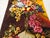 1900 - 1909 Vintage Tabriz Pictorial Rug, Hand-Knotted Wool & Silk, Fruit & Flowers, Red & Yellow, 2x3 For Sale - Image 5 of 11