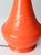 Mid 20th Century Mid-Century Modern Orange Ceramic Table Lamp For Sale - Image 11 of 16