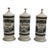Maitland-Smith Porcelain Apothecary Jars ~ Set of 3 ~ Circa 1980 For Sale