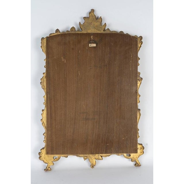 Gilded Stucco Mirror with Beveled Glass, 1800s For Sale - Image 6 of 7