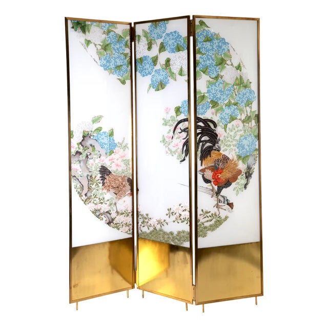 Art Deco Style Screen, 1980s For Sale