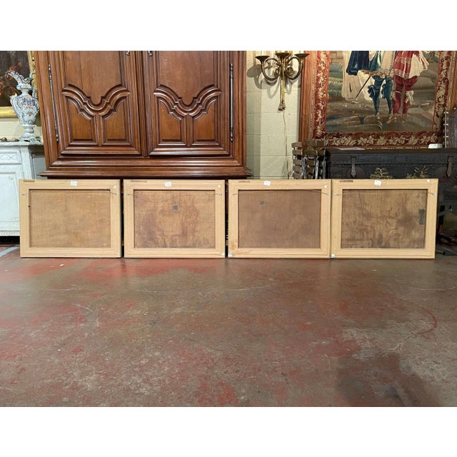 18th Century French “Four Arts” Allegorical Paintings After Carle Van Loo For Sale - Image 17 of 18