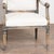 Pair 19th Century Swedish Gustavian Black Painted Armchairs For Sale - Image 6 of 11