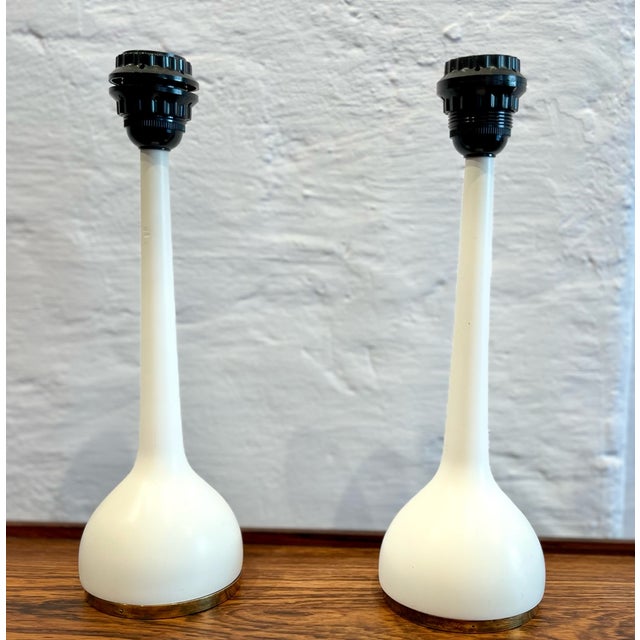 Black Scandinavian Modern B44 Table Lamps in Wood by Hans-Agne Jakobssen for AB Markaryd, Sweden, 1960s, Set of 2 For Sale - Image 8 of 13