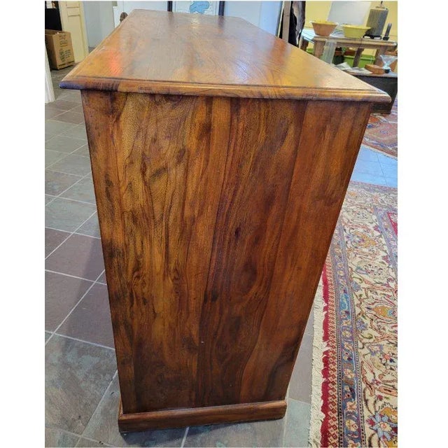 Custom Carved Teak Bar For Sale In Milwaukee - Image 6 of 9