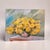 Coastal 1980s Francis “Duke” Downs Palm Beach Yellow Chrysanthemum Floral Still Life Original Oil on Canvas, 30” For Sale - Image 3 of 9