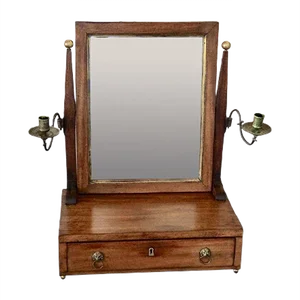 Late 19th Century English Mahogany Dressing Mirror