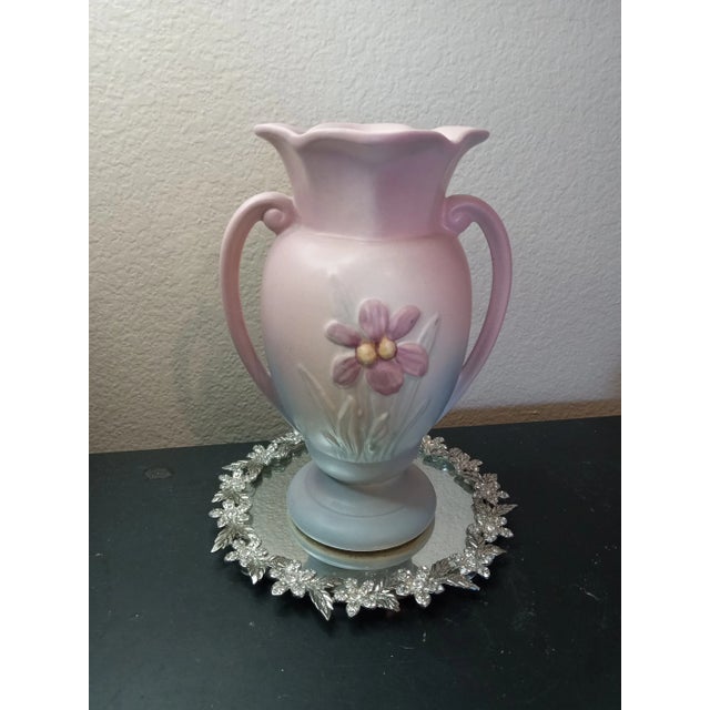 1970s Hull Usa Amphorous Vase For Sale - Image 4 of 6