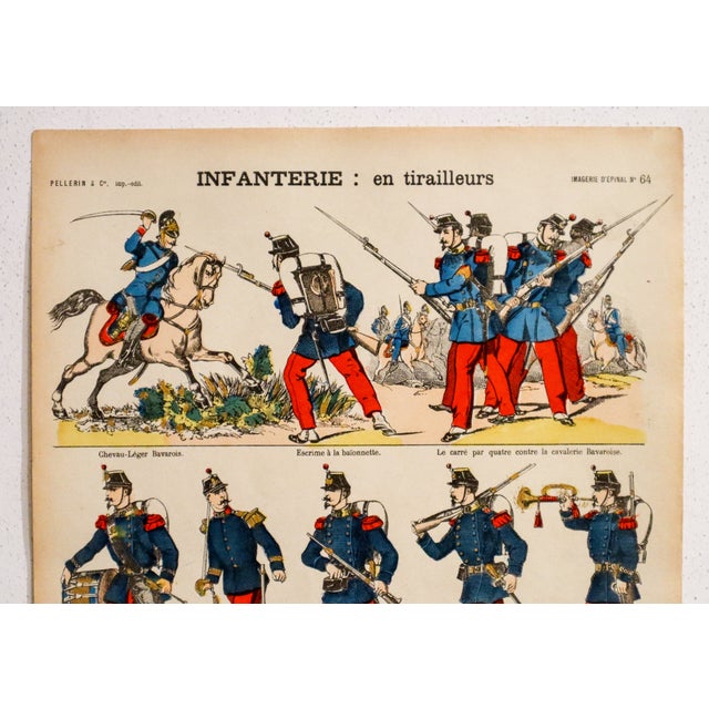 Date: 1880s-1890s Size: 11.5 x 15.5 inches Printer: Pellerin et cie. About this poster: Imagerie d'Épinal was a print...