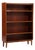 Mid-Century Mahogany 4-Shelf Bookcase For Sale
