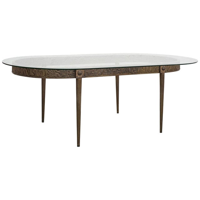 Metal Vintage Dining Table by Augusto Vanarelli, 1950s For Sale - Image 7 of 7