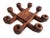 Mid 20th Century Interlocking Teak Wood Candelabra For Sale - Image 10 of 10