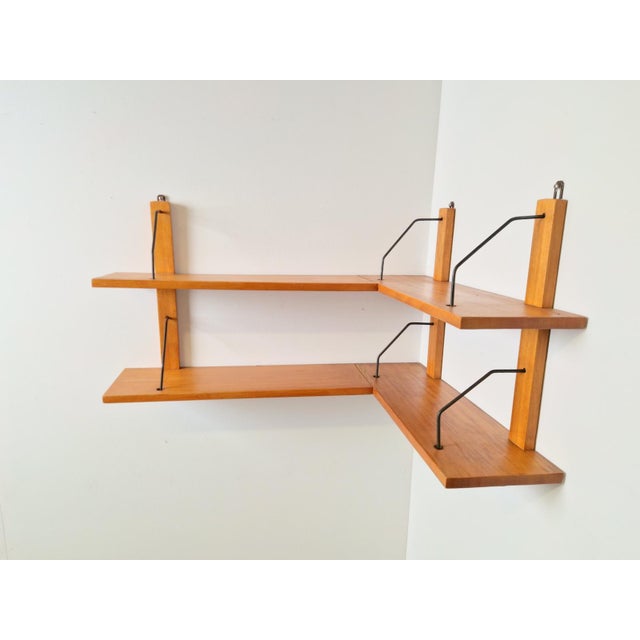 Teak Corner Shelf from Poul Cadovius, 1960s For Sale - Image 9 of 11