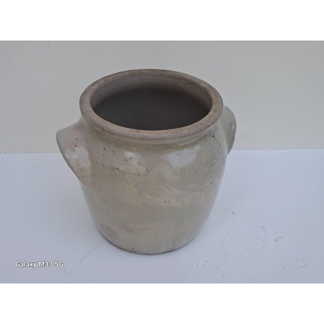 Early 20th century set of five french stoneware confit pots the vintage french hand crafted stoneware “grès vernissé”...