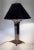 Contemporary Modern Polished Nickel Table Lamp For Sale - Image 3 of 3