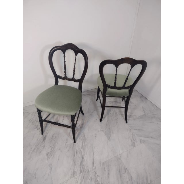 1940s French Accent Chairs - Set of 2 For Sale - Image 4 of 9