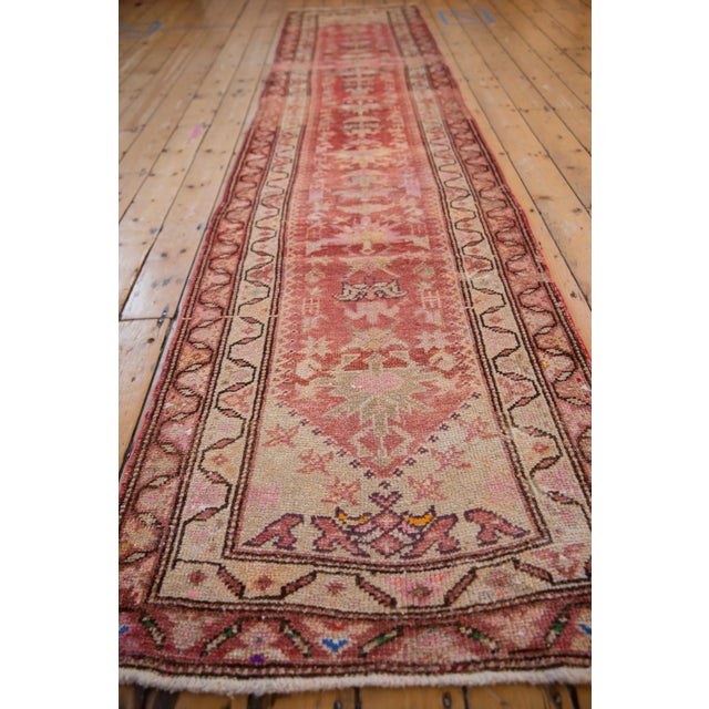 1990s Vintage Distressed Kurd Rug Runner - 3'1" X 13'3" For Sale - Image 5 of 10