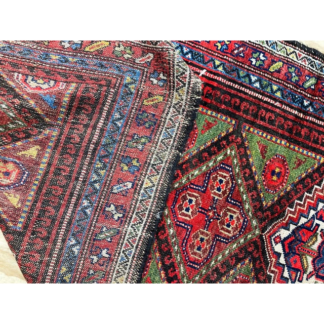 Antique Kurdish Runner, C-1900 For Sale - Image 4 of 12
