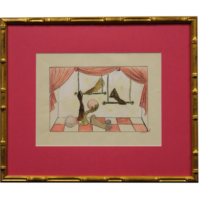 "Five Gloves" Lanvin of Paris Artwork For Sale