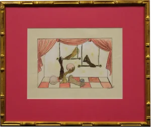 "Five Gloves" Lanvin of Paris Artwork
