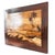 Vintage Native American Wood Inlay Landscape, 1940s For Sale - Image 3 of 7
