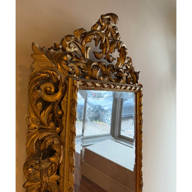 18th Century Giltwood Mirror For Sale - Image 4 of 6