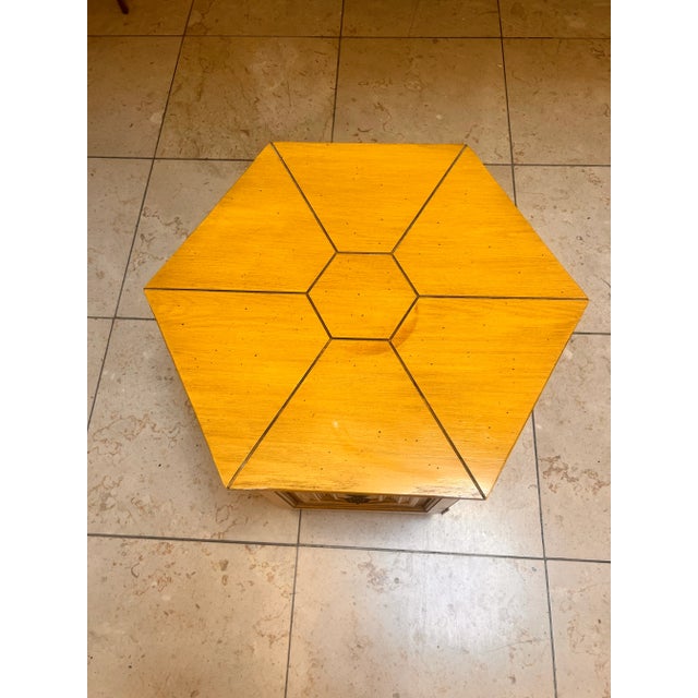 Mid-Century Hexagonal Storage Cabinet by Jamestown Lounge Co. – Colonnade Collection For Sale - Image 9 of 10