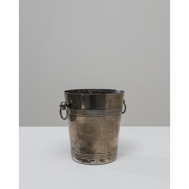 French Provincial 20th Century French Silver Plated Champagne Bucket For Sale - Image 3 of 18